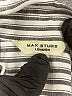 Max Studio Stripes Silver Long Sleeve Blouse Size S - photo 7