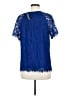 J.Crew Blue Short Sleeve Blouse Size M (tall) - photo 2
