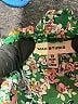Max Studio 100% Polyester Floral Green Short Sleeve Blouse Size 1X - photo 7