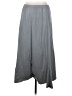 Urban Coco Solid Gray Orange Casual Skirt Size S - photo 2