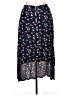 Rewind 100% Rayon Floral Blue Casual Skirt Size XL - photo 1