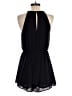 Lush 100% Polyester Solid Black Romper Size S - photo 2