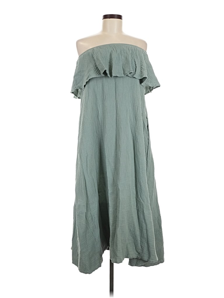 Pre-owned Pomander Place Casual Dress In Green