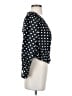 Studio F Polka Dots Black Long Sleeve Blouse Size XS - photo 4