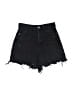 Zara Black Denim Shorts Size 4 - photo 1