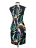 Ted Baker London Graphic Blue Cocktail Dress Size 2 (0) - photo 2