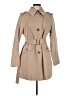 MICHAEL Michael Kors 100% Polyester Tan Trenchcoat Size M - photo 1