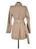 MICHAEL Michael Kors 100% Polyester Tan Trenchcoat Size M - photo 2