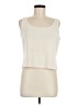 St. John Ivory Sleeveless Top Size M - photo 1