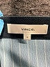 Vince. 100% Polyester Stripes Black Formal Skirt Size 6 - photo 4