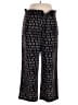 Lark & Ro 100% Polyester Print Black Casual Pants Size XL - photo 1