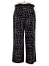 Lark & Ro 100% Polyester Print Black Casual Pants Size XL - photo 2