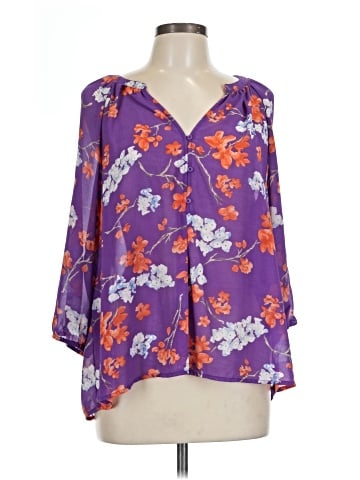 Apt. 9 3/4 Sleeve Blouse (view 1)