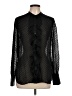 Equipment Black Long Sleeve Blouse Size L - photo 1