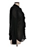 Equipment Black Long Sleeve Blouse Size L - photo 4