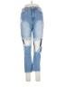 Momokrom 100% Cotton Color Block Blue Jeans Size 10 - photo 1