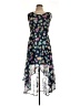 Assorted Brands Floral Blue Cocktail Dress Size L - photo 1