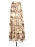 AFRM 100% Polyester Print Ivory Yellow Casual Skirt Size XS - photo 2