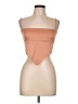 Danielle Bernstein 100% Polyester Orange Bodysuit Size L - photo 1