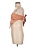 Danielle Bernstein 100% Polyester Orange Bodysuit Size L - photo 5