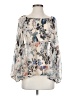 DRA 100% Polyester Silver Long Sleeve Blouse Size S - photo 1
