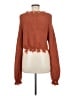 Say What? 100% Acrylic Orange Pullover Sweater Size M - photo 2