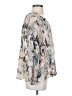 DRA 100% Polyester Silver Long Sleeve Blouse Size S - photo 4