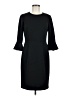 Donna Morgan Solid Black Cocktail Dress Size 6 - photo 1