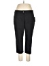 Apt. 9 Solid Black Active Pants Size 16 - photo 1