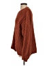 Pol 100% Polyester Solid Brown Pullover Sweater Size S - photo 5