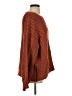 Pol 100% Polyester Solid Brown Pullover Sweater Size S - photo 4