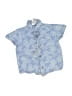 Little Lad 100% Cotton Tropical Blue Short Sleeve Button-Down Shirt Size 3T - photo 1