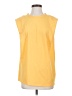 French Connection 100% Polyester Yellow Sleeveless Top Size S - photo 1