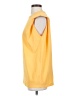 French Connection 100% Polyester Yellow Sleeveless Top Size S - photo 5