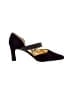 Nina Burgundy Heels Size 6 1/2 - photo 1