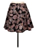 Lush 100% Polyester Paisley Black Casual Skirt Size L - photo 2