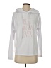 Rae Dunn White Silver Pullover Hoodie Size XS - photo 1