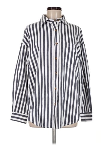 Prettygarden Long Sleeve Button-Down Shirt (view 1)