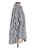 Prettygarden Stripes Blue Long Sleeve Button-Down Shirt Size M - photo 4
