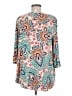 Chico's Teal 3/4 Sleeve Blouse Size Med (1) - photo 2