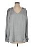 T Tahari 100% Polyester Gray Long Sleeve Blouse Size 1X - photo 1