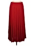 Boden 100% Polyester Solid Red Formal Skirt Size 6 - photo 1