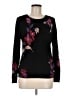 Daniel Rainn 100% Viscose Floral Black Pullover Sweater Size M - photo 1