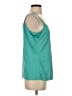 Unbranded 100% Polyester Solid Teal Sleeveless Top Size XL - photo 4