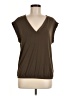 Express Brown Short Sleeve Top Size M - photo 1