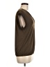 Express Brown Short Sleeve Top Size M - photo 4