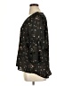 Cure 100% Polyester Black 3/4 Sleeve Blouse Size XL - photo 5