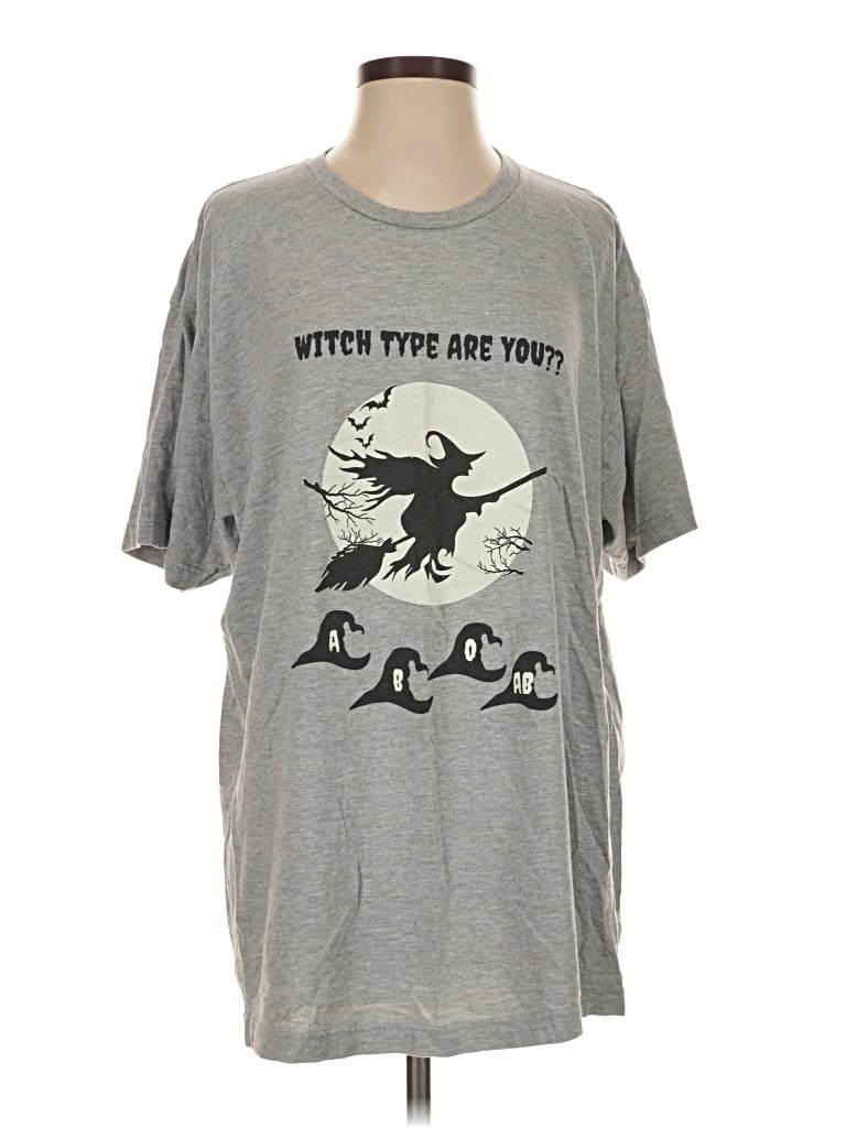 Pre-owned Tultex Short Sleeve T-shirt In Gray