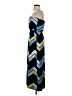 THREE PINK HEARTS Chevron-herringbone Blue Casual Dress Size S - photo 5