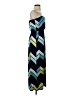 THREE PINK HEARTS Chevron-herringbone Blue Casual Dress Size S - photo 4
